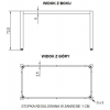 NY-A057/66/K - 66x66 cm, czarny