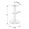 NY-B006/72 - ∅ 46 cm, czarny