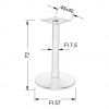 NY-B006/72 - ∅ 57 cm, czarny