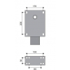 KKM 08- mechanizm siedziska, blokada w wielu pozycjach, rozstaw otworów 170x200 mm