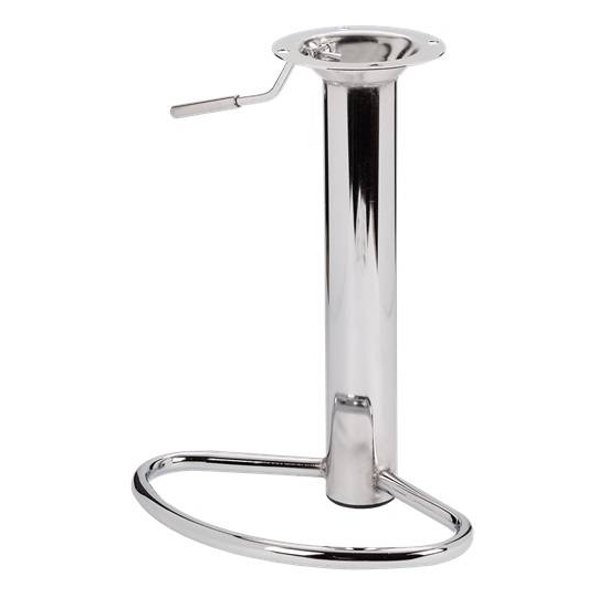 PODN-09- podnóżek wykonany ze stali chromowanej, dostępny rozstaw otworów 100x100