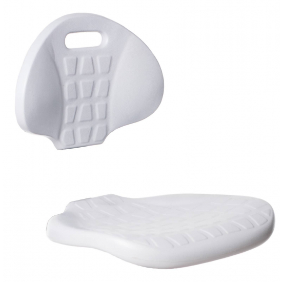 MAGIKA TULIP- siedzisko i oparcie poliuretanowe, szare