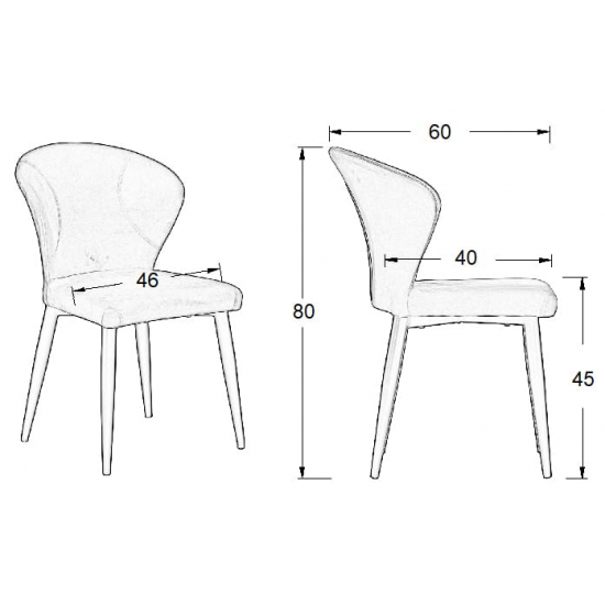 CN-6080 czarny stelaż złoty
