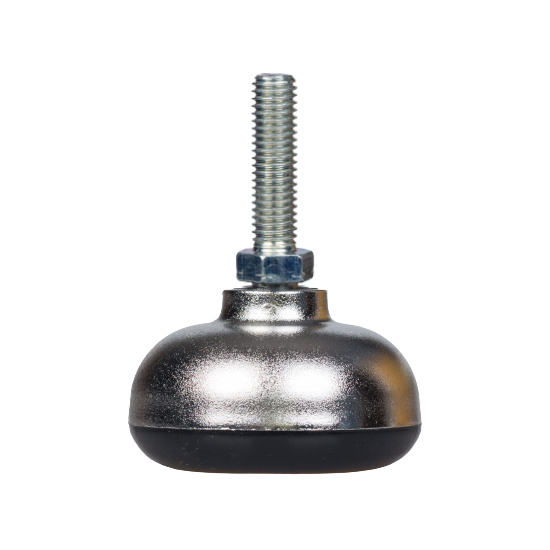 Stopka ZM Gwint M8 8x30 srebrna do krzeseł, foteli mebli