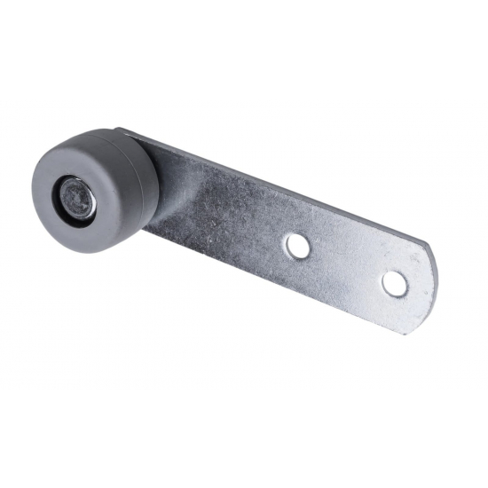 ROLKA MEBLOWA POZIOMA EU Z OPONKĄ FI 29 MM