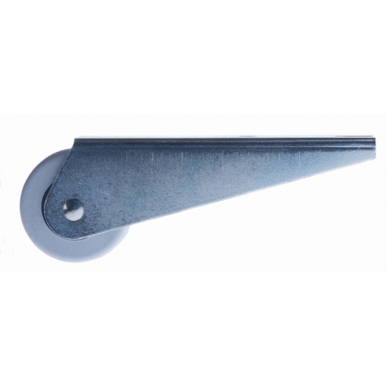 ROLKA MEBLOWA SKOŚNA EU Z OPONKĄ FI 38 MM