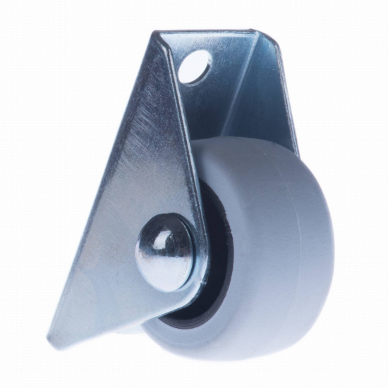 ROLKA MEBLOWA EU Z OPONKĄ FI 25 MM