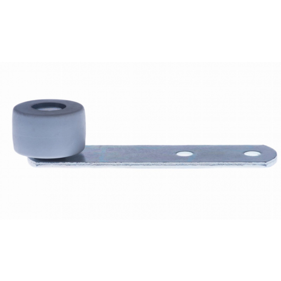 ROLKA MEBLOWA POZIOMA EU Z OPONKĄ FI 29 MM